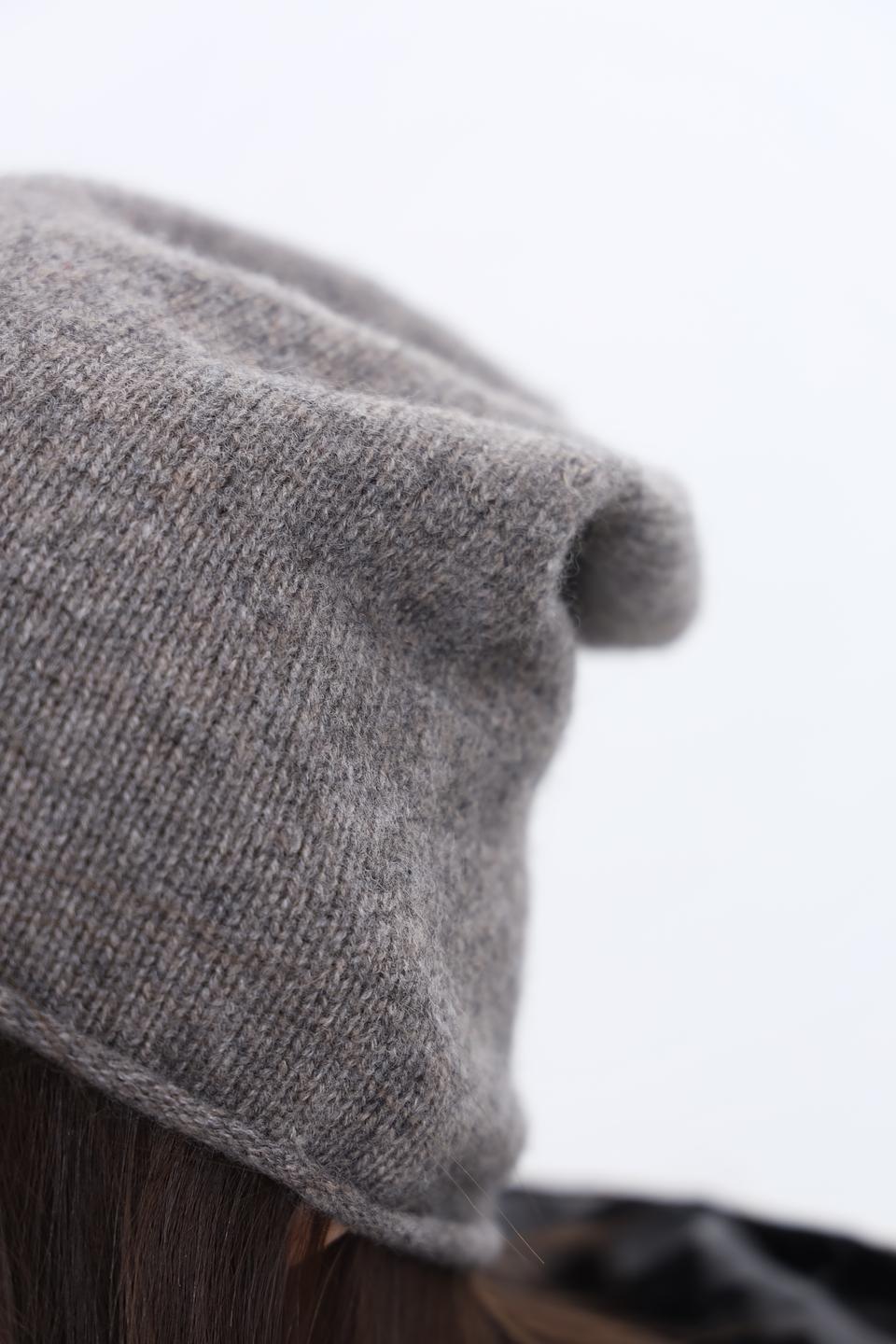 Шапка Seeberger кашемир серая