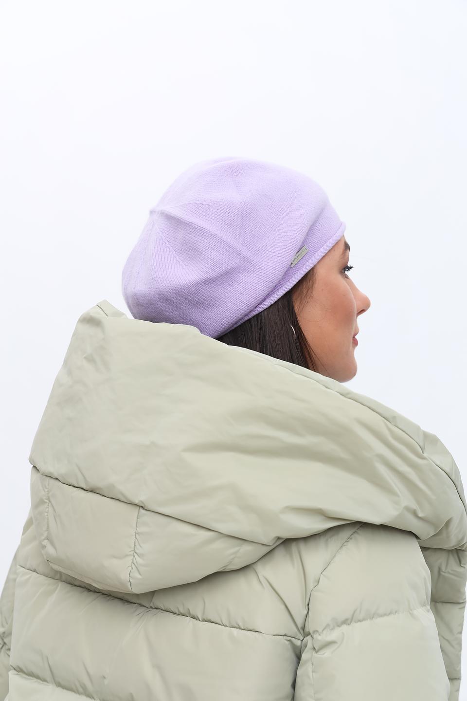 Шапка Seeberger кашемир лавандовый