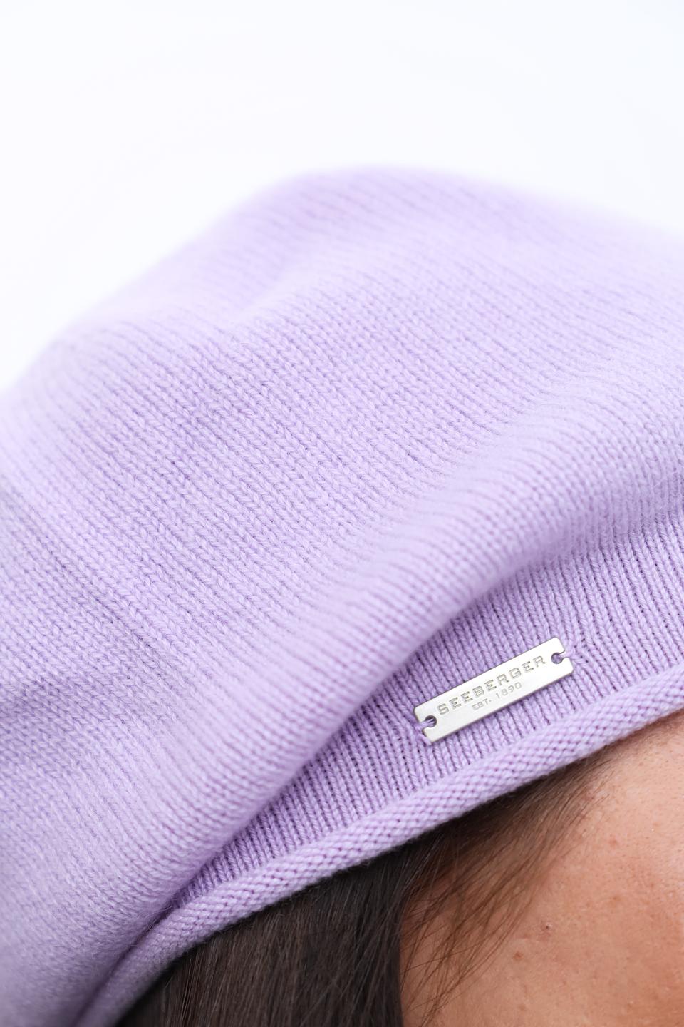 Шапка Seeberger кашемир лавандовый