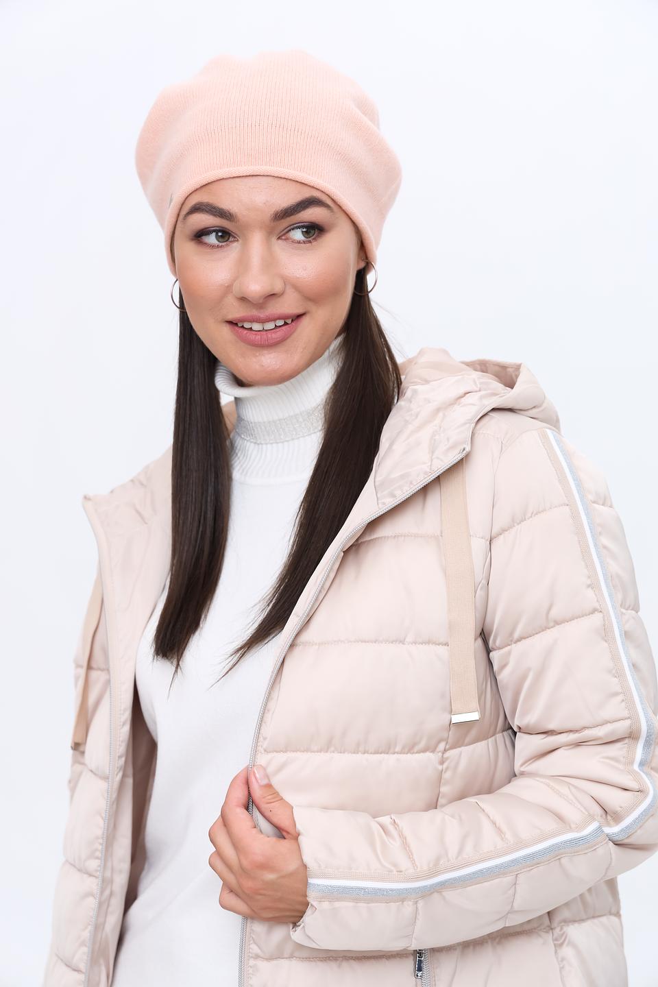 Шапка Seeberger кашемир розовая