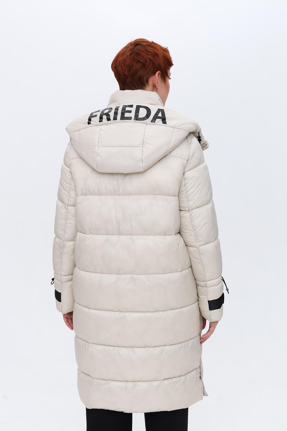 Пальто Frieda and Freddies стеганое бежевое