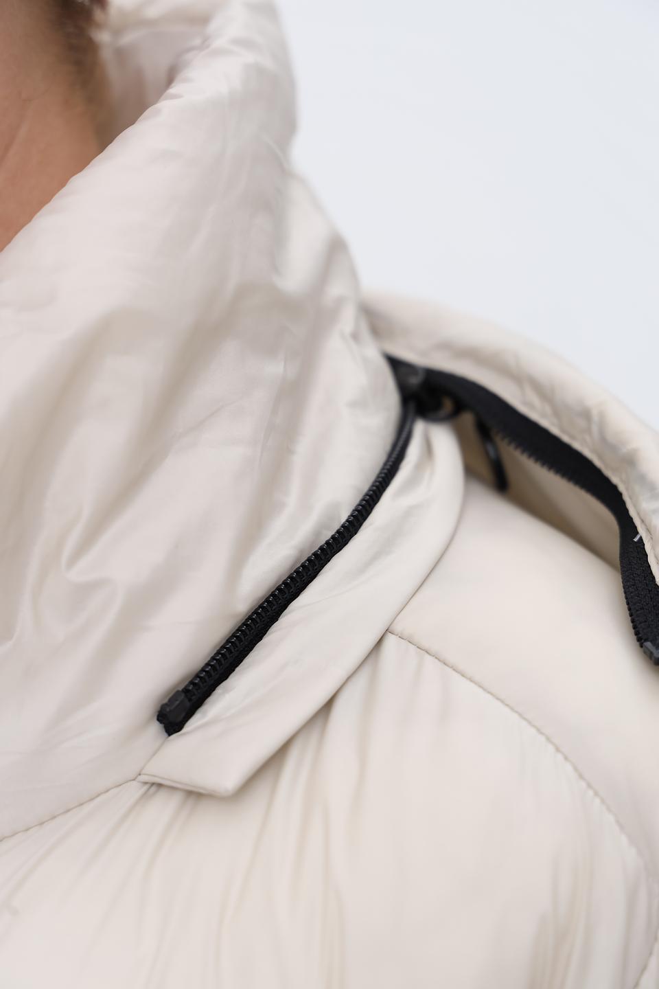 Пальто Frieda and Freddies стеганое бежевое