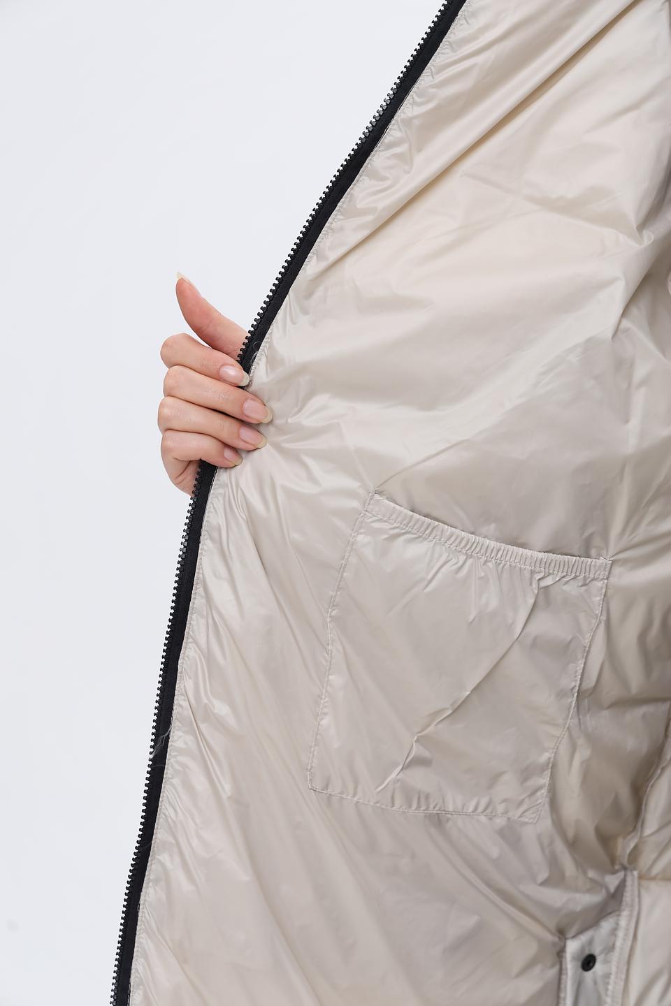 Пальто Frieda and Freddies стеганое бежевое