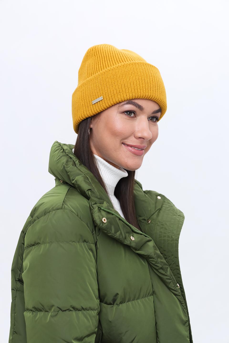 Шапка Seeberger горчичная