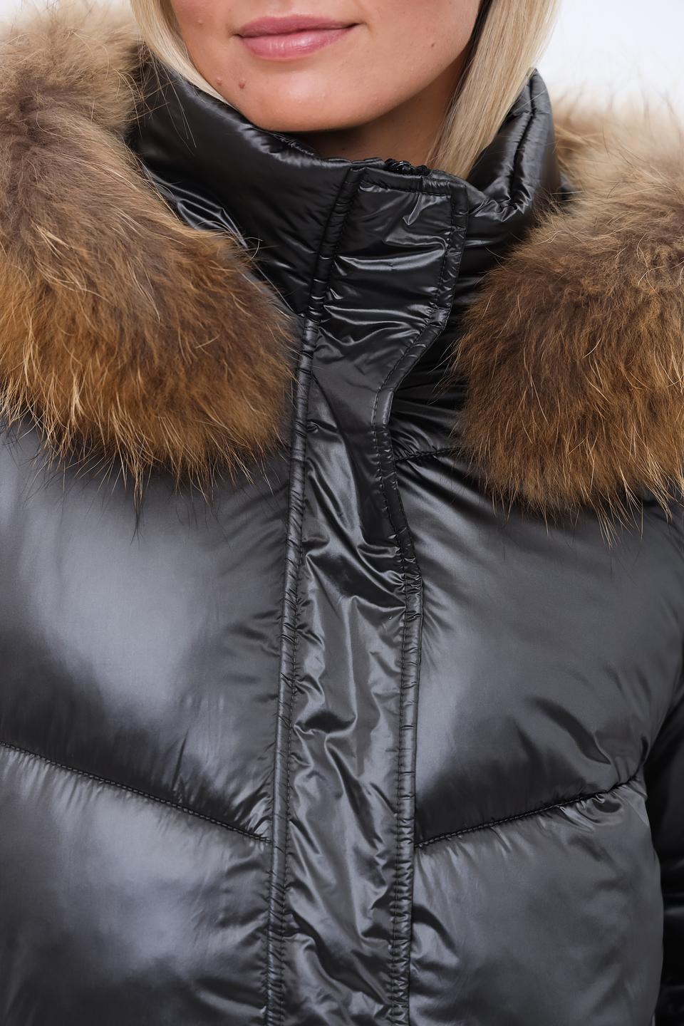 Пальто Frieda and Freddies стеганое чёрное