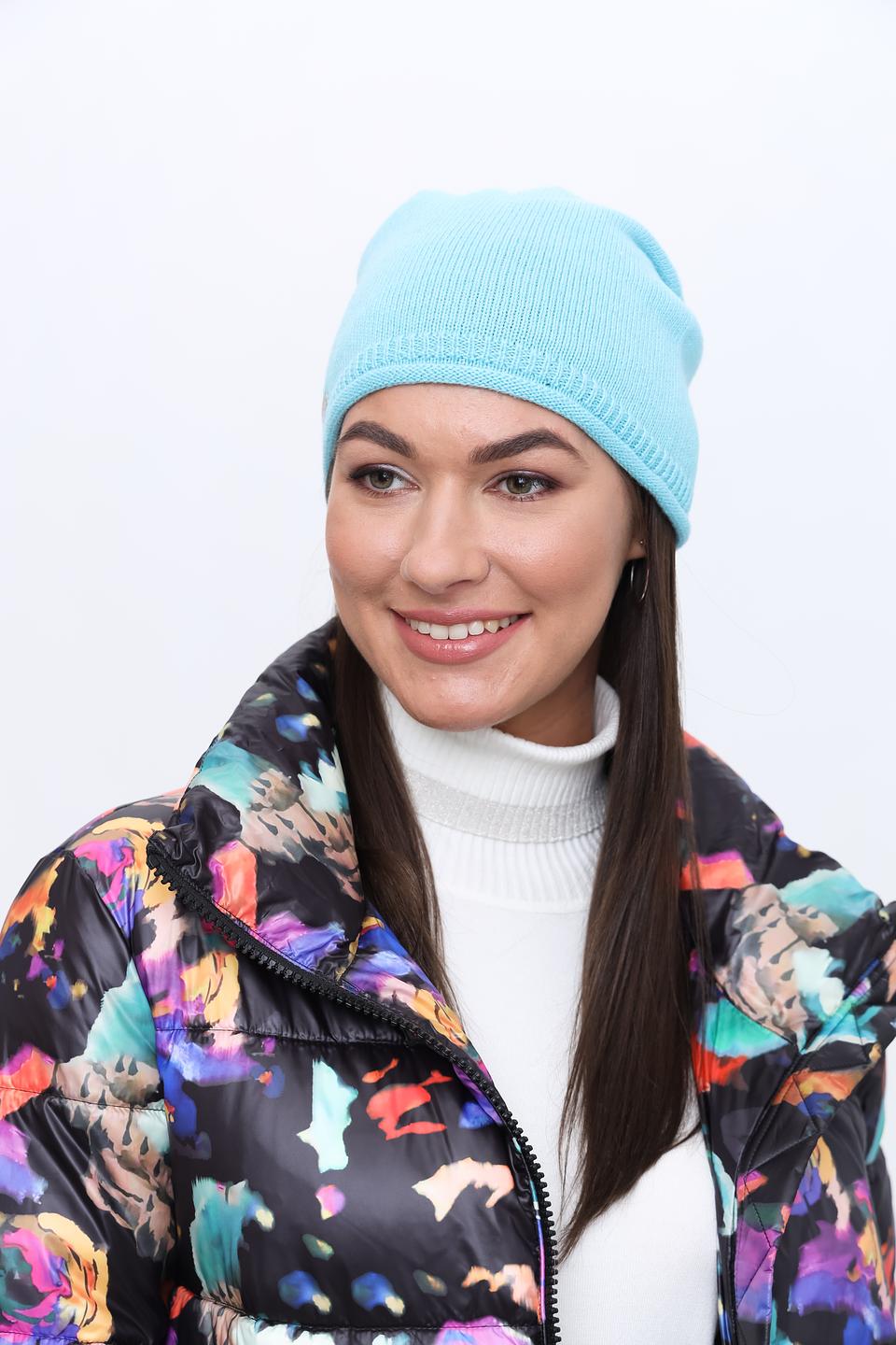 Шапка Seeberger голубая