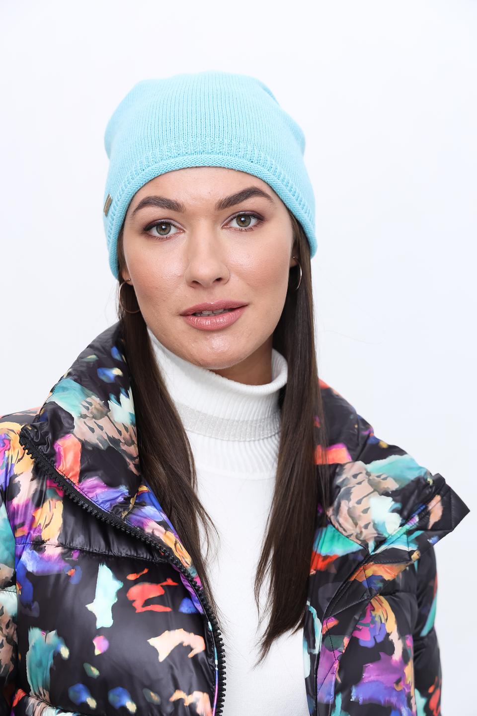 Шапка Seeberger голубая