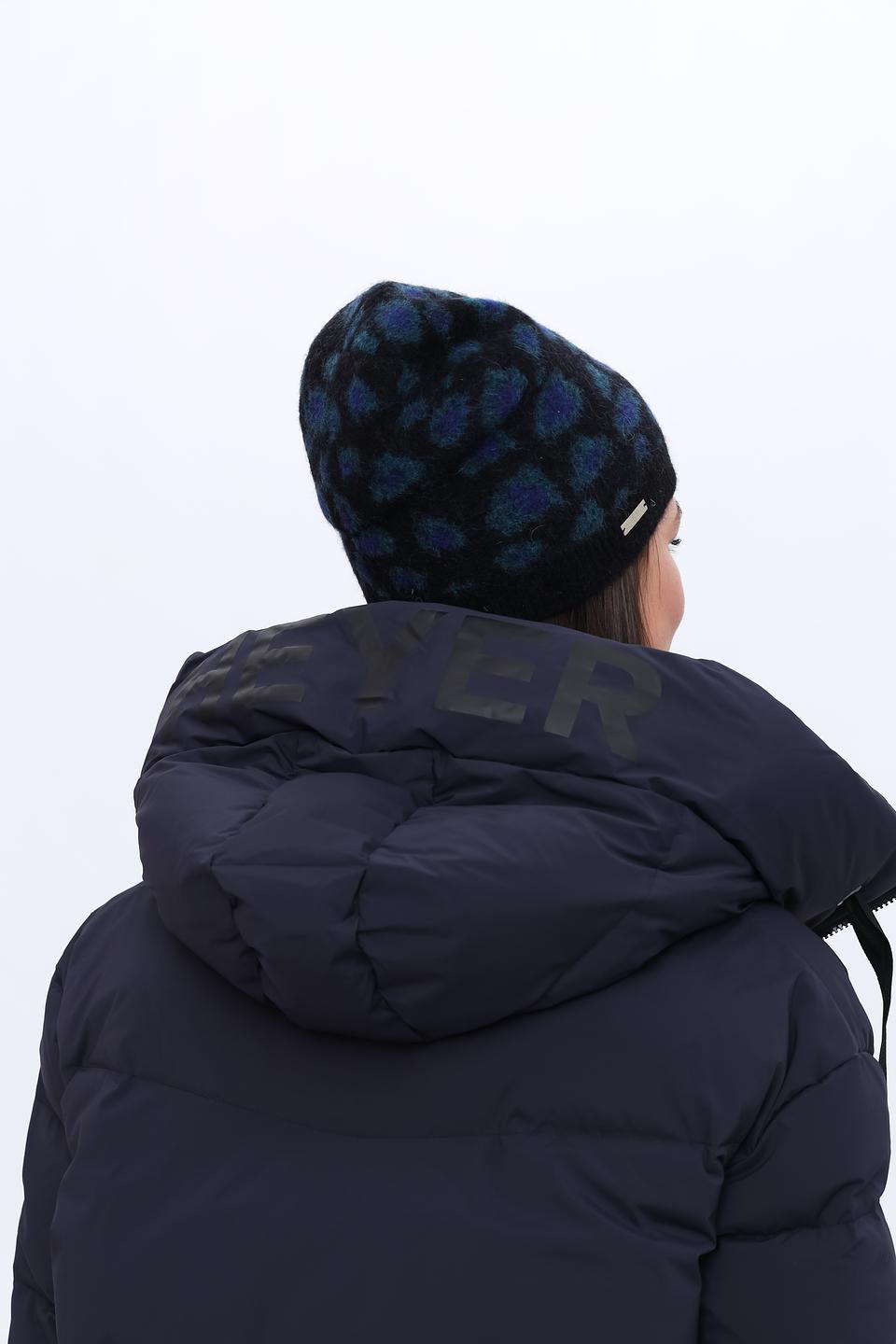 Шапка Seeberger с леопардовым принтом