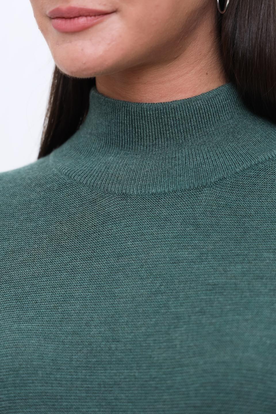 Пуловер Repeat с рукавом 3/4 зелёный