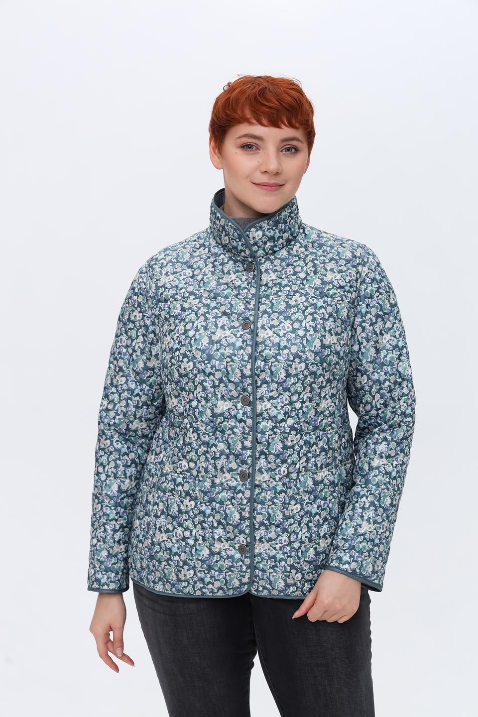 Куртка Lebek стеганая бирюзовая