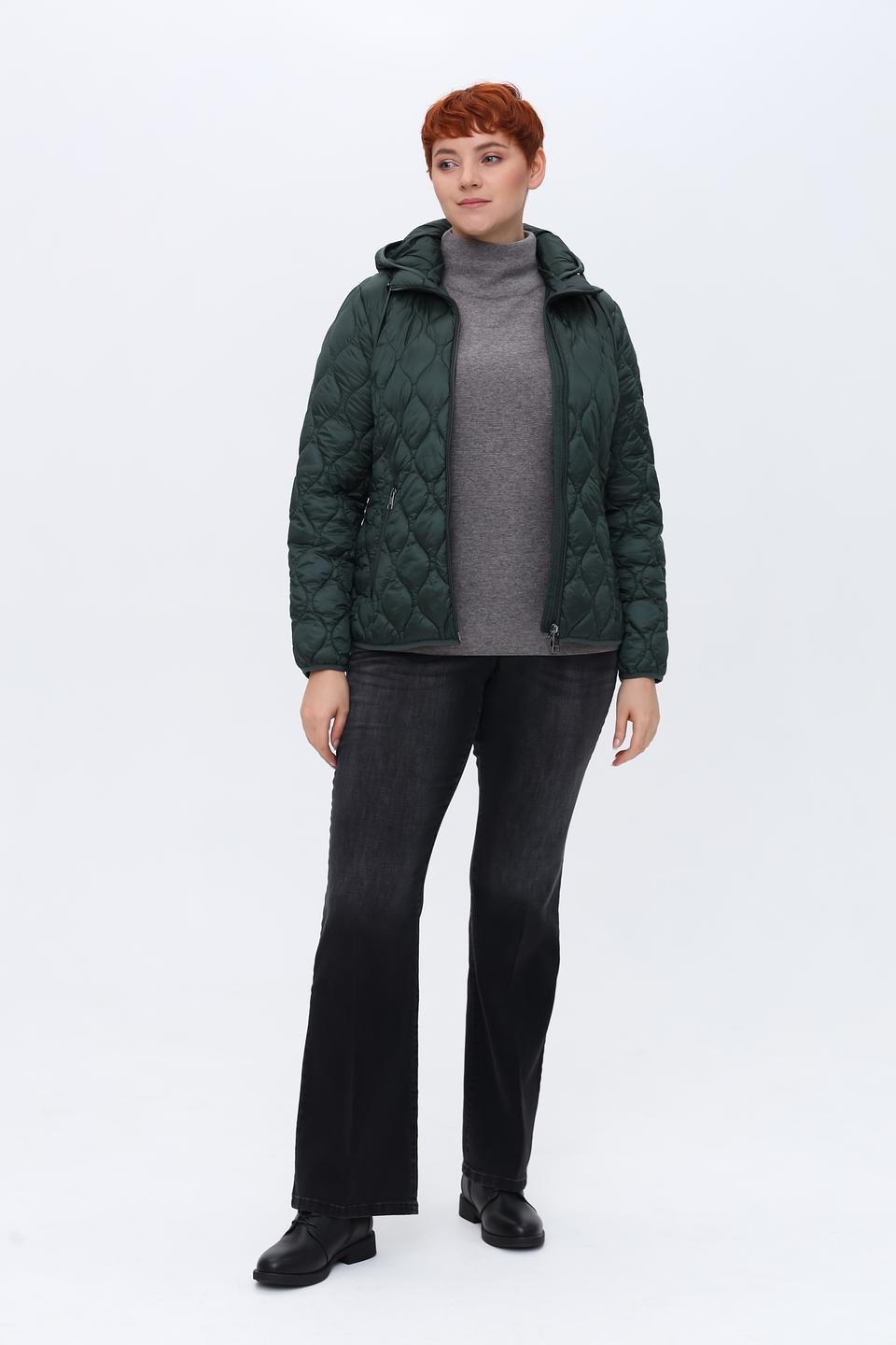 Куртка Lebek стеганая зеленая