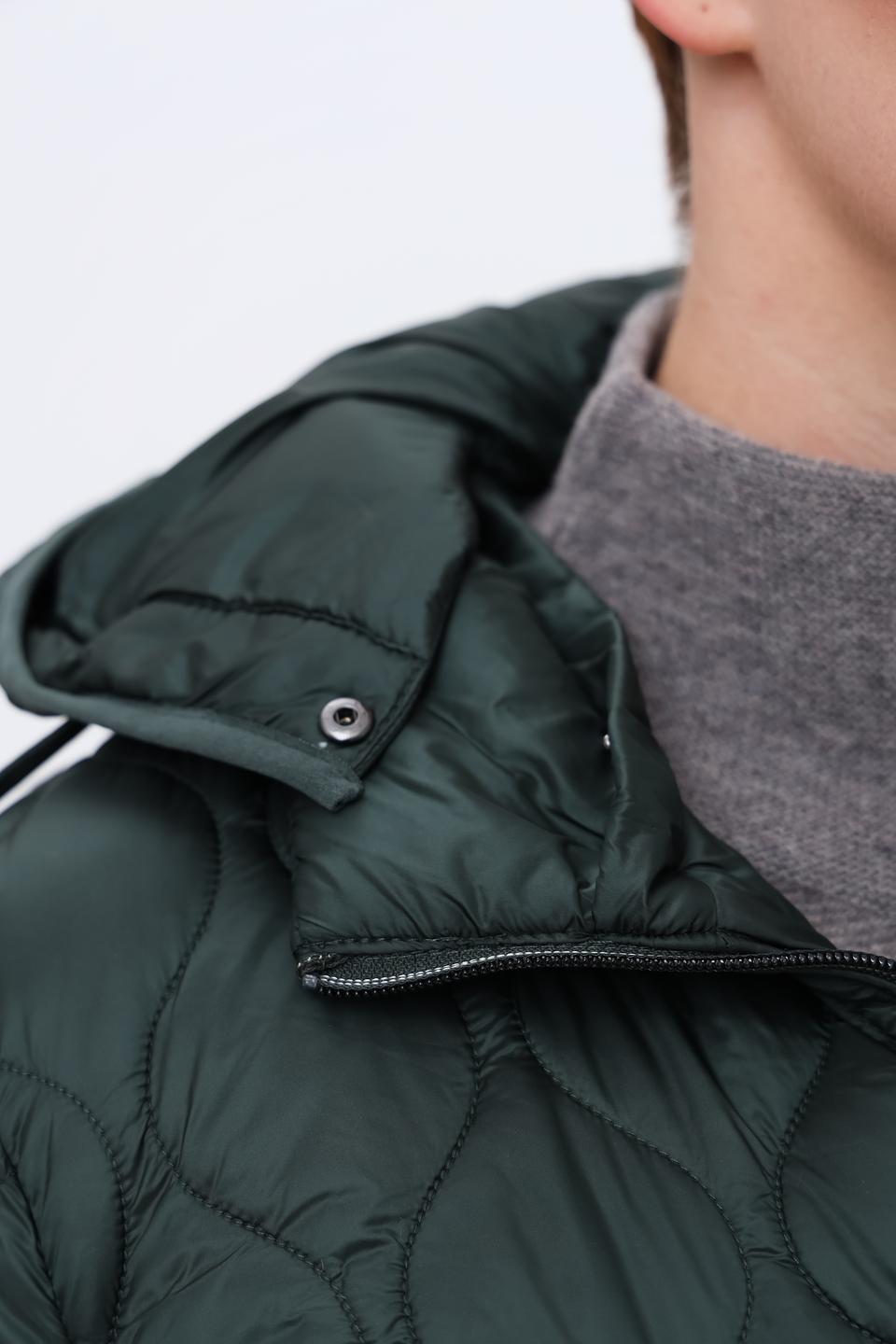 Куртка Lebek стеганая зеленая