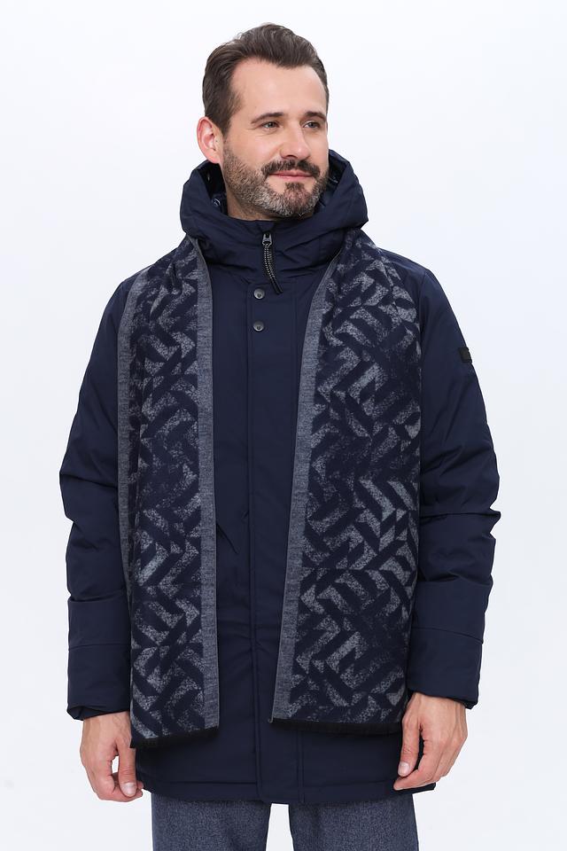 Шарф Bugatti ACC с геометрическим рисунком