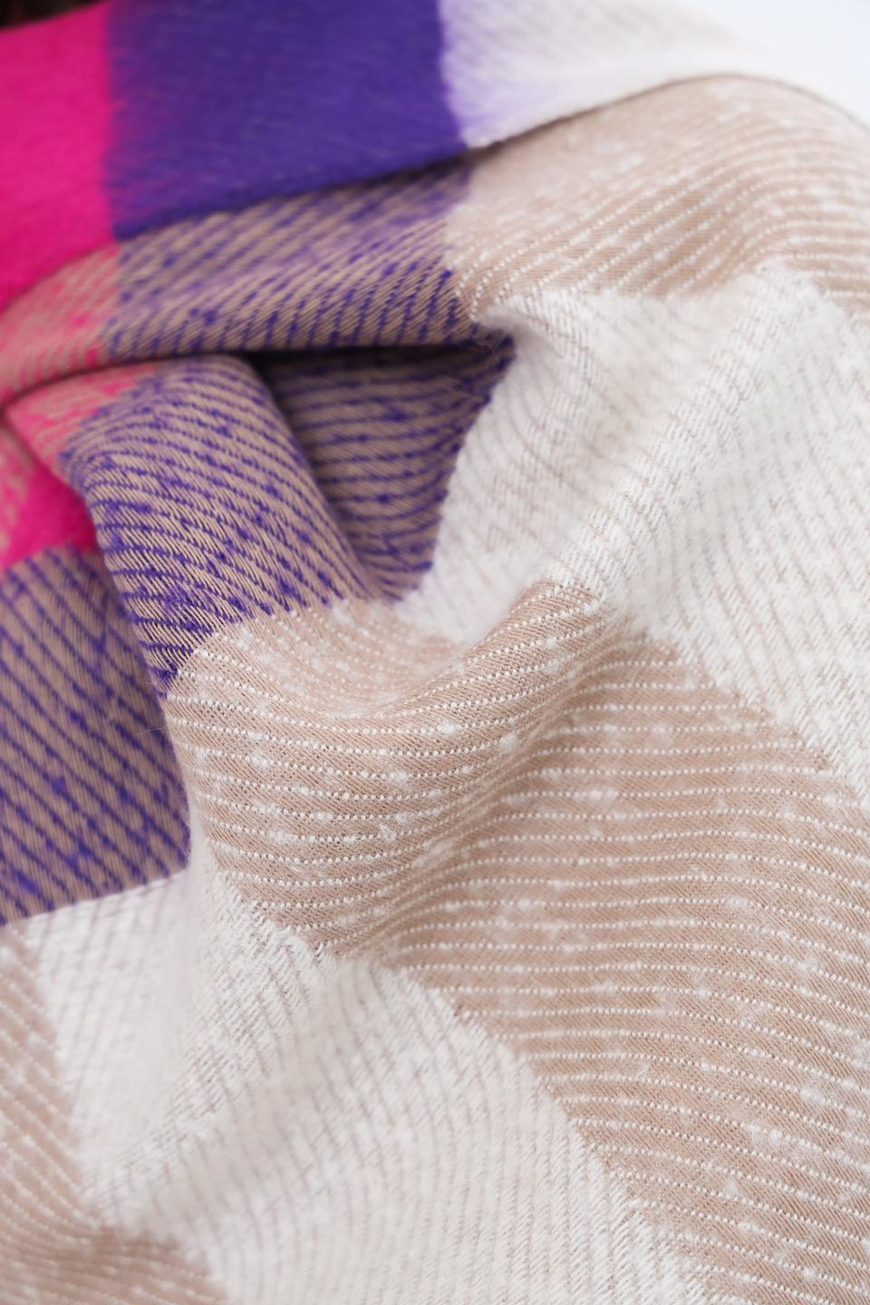 Шарф Fraas клетка разноцветный