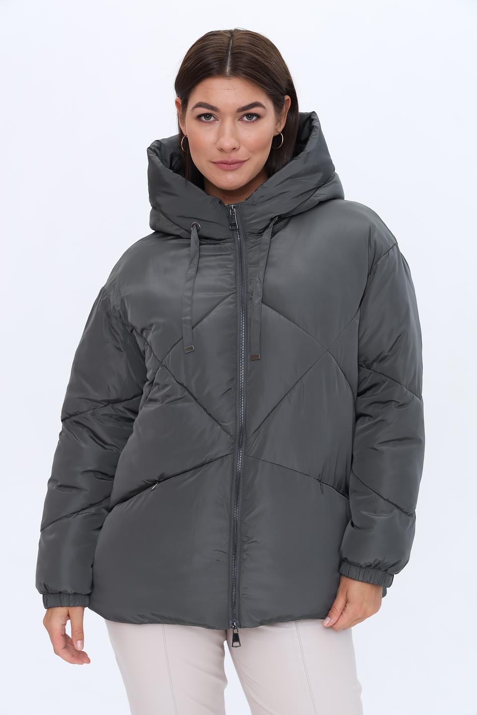 Куртка White Label стеганая серая