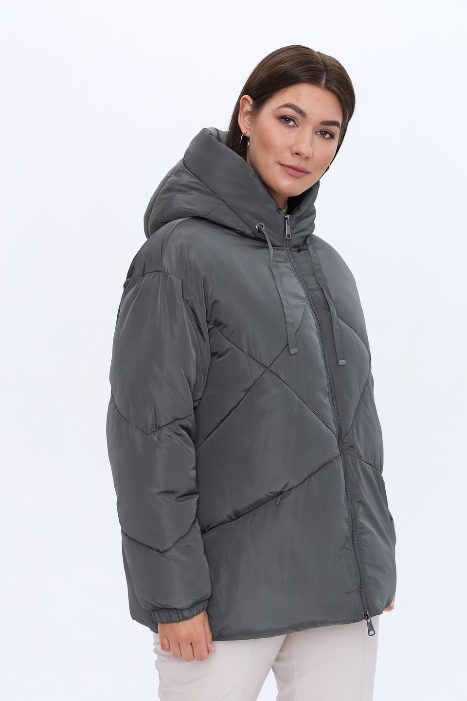 Куртка White Label стеганая серая