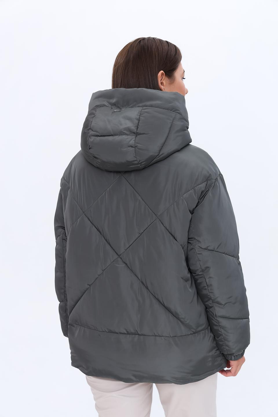 Куртка White Label стеганая серая