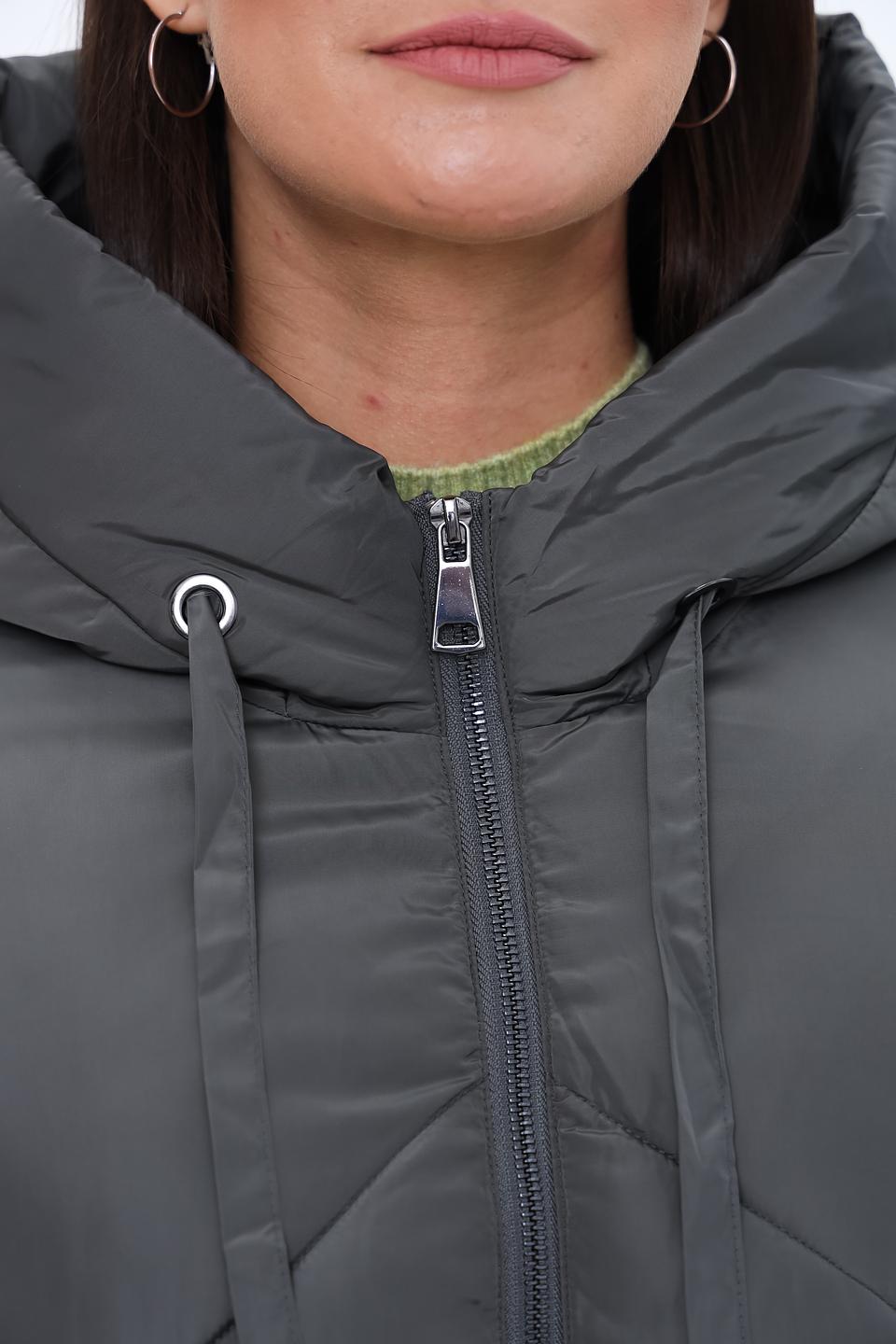 Куртка White Label стеганая серая