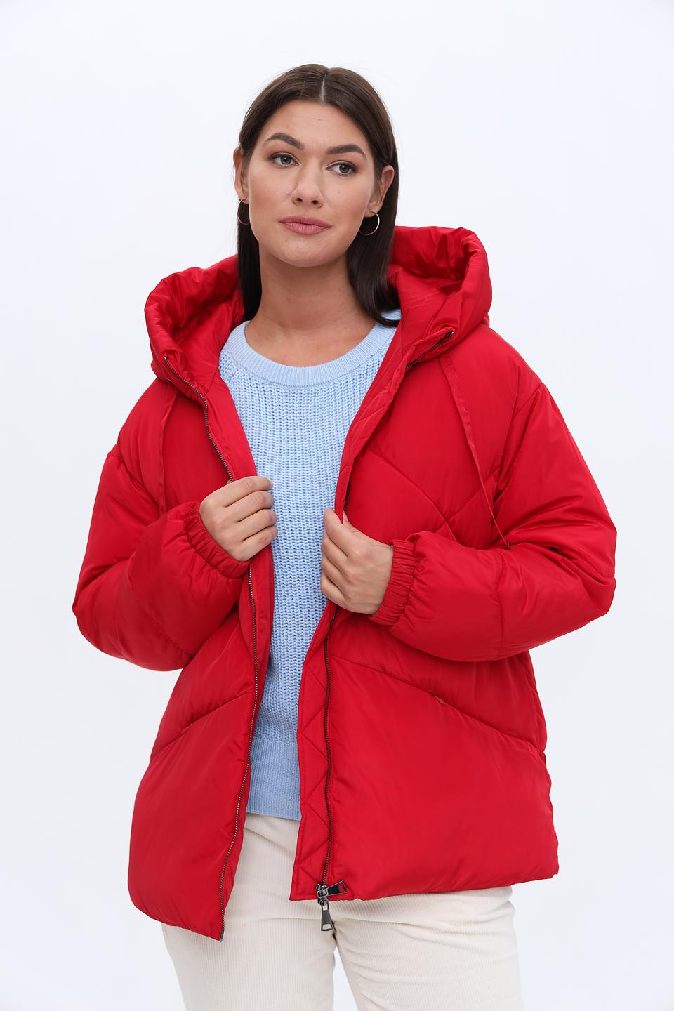 Куртка White Label стеганая красная
