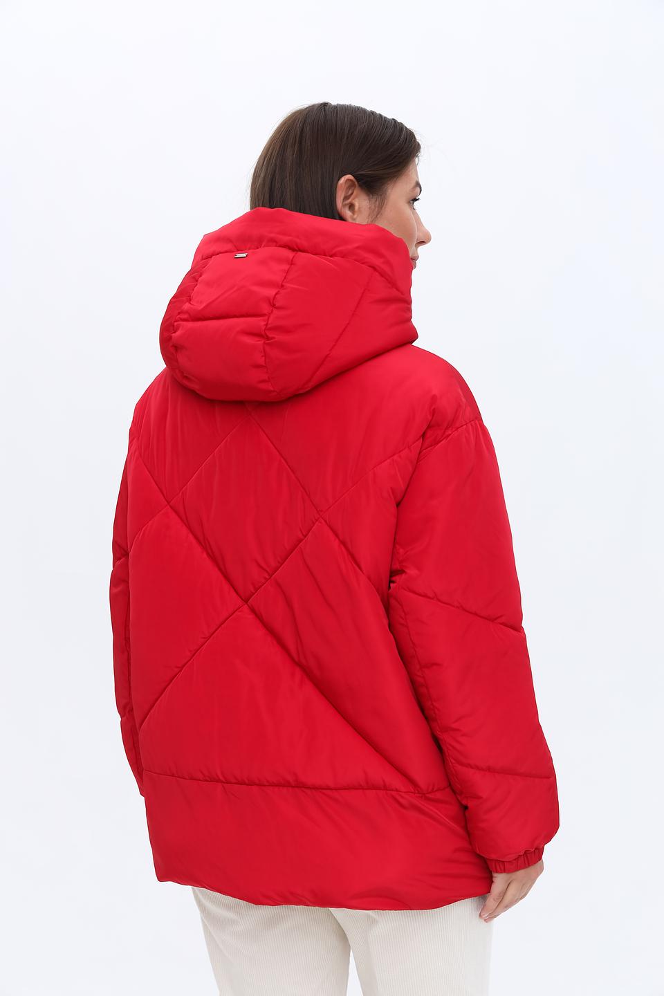 Куртка White Label стеганая красная