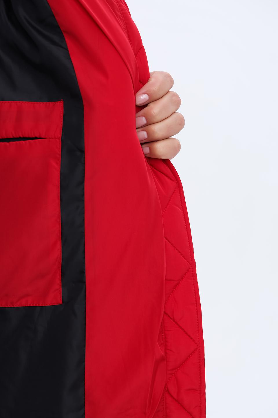 Куртка White Label стеганая красная