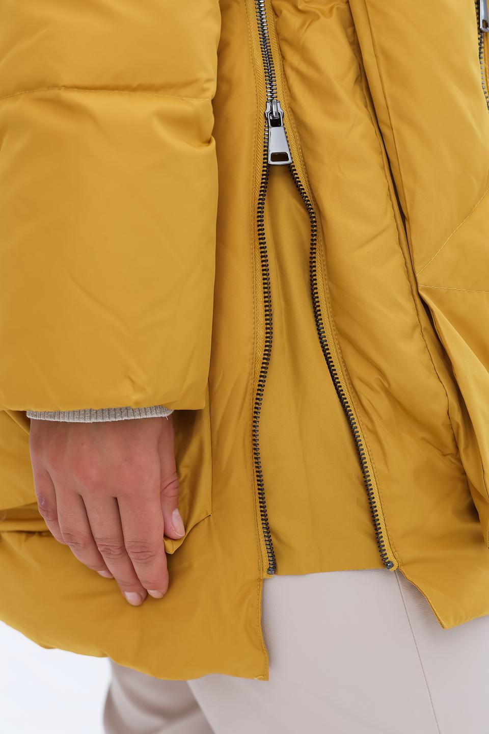 Куртка White Label стеганая горчичная