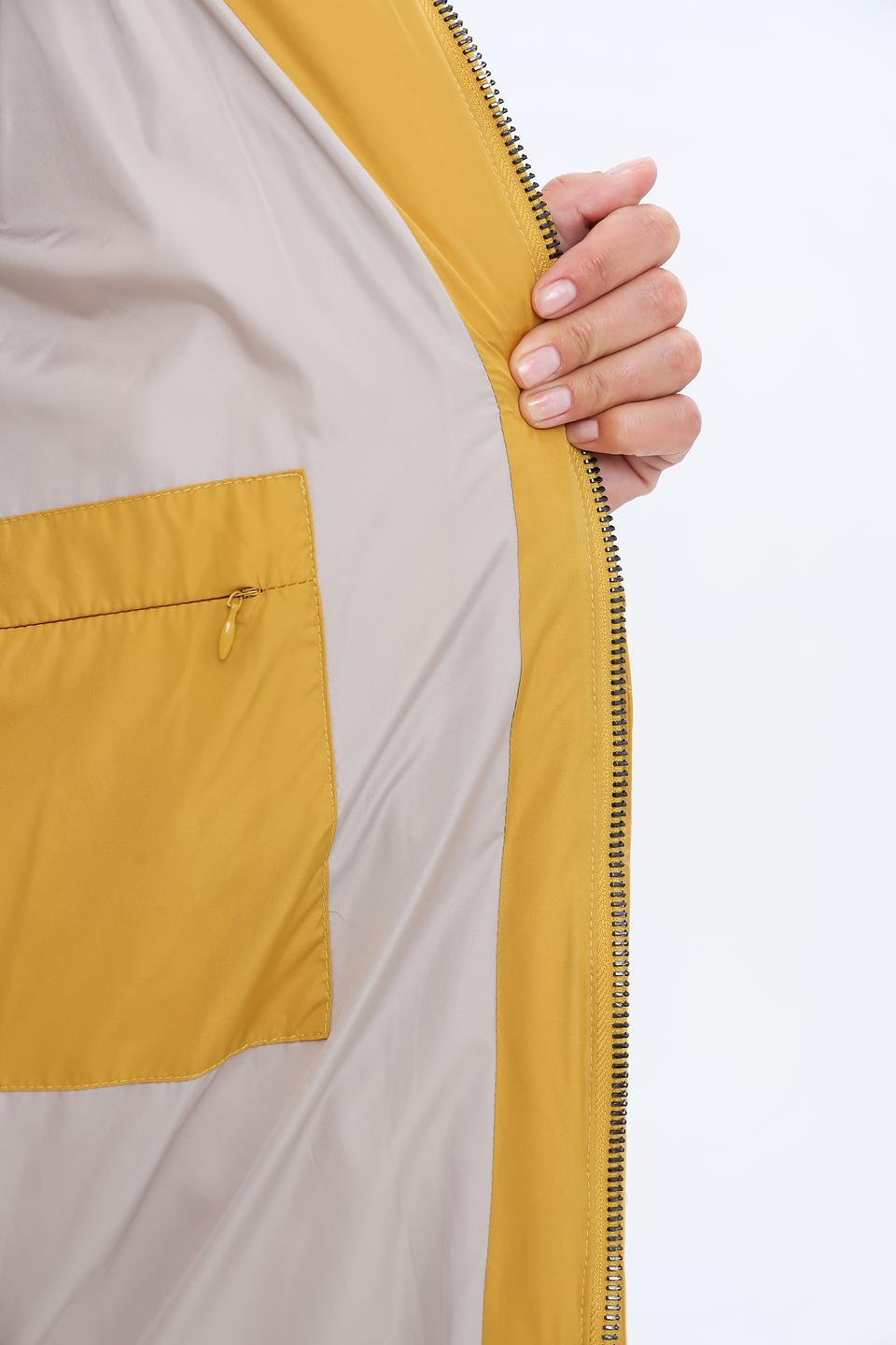 Куртка White Label стеганая горчичная