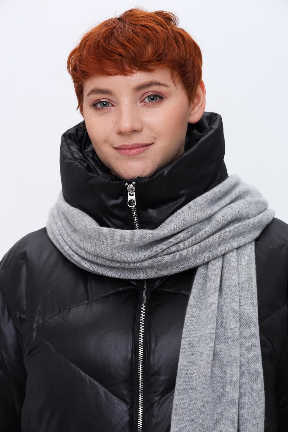 Шарф Repeat кашемир серый