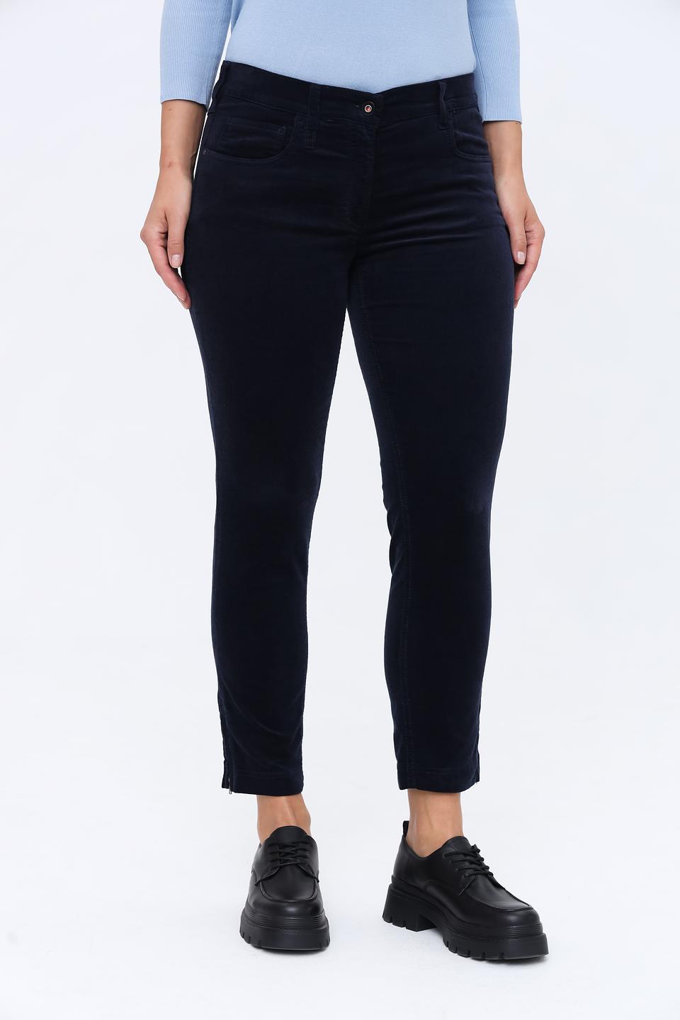 Брюки вельветовые Zerres темно-синие