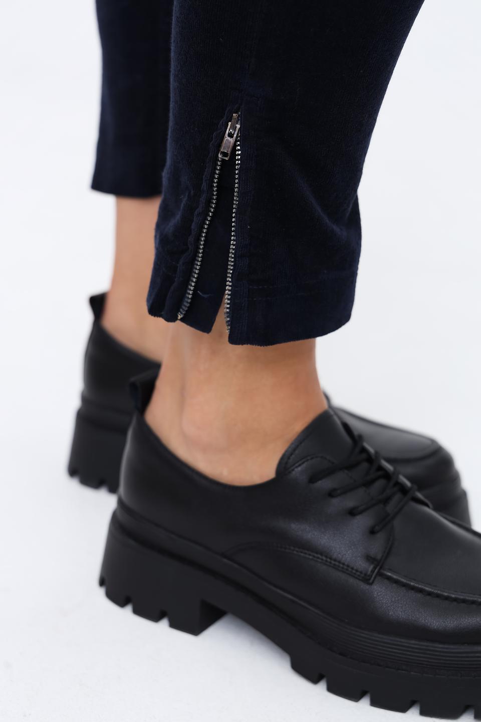 Брюки вельветовые Zerres темно-синие