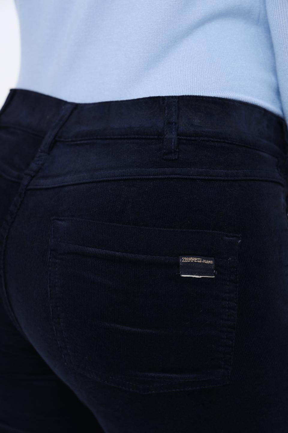 Брюки вельветовые Zerres темно-синие