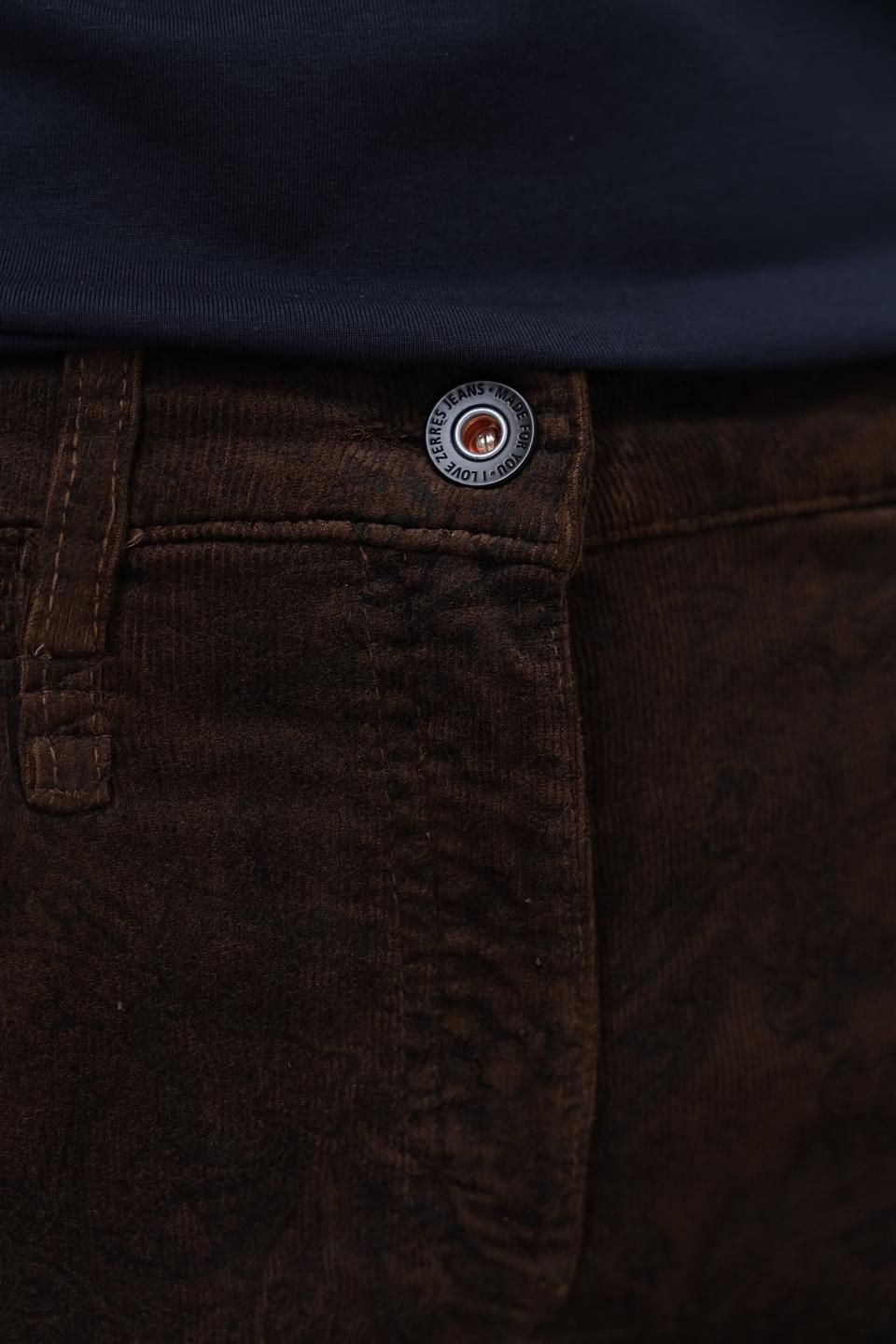 Брюки вельветовые Zerres коричневые