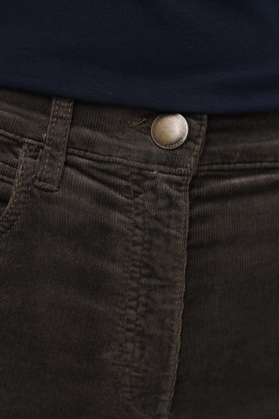 Брюки вельветовые Zerres хаки