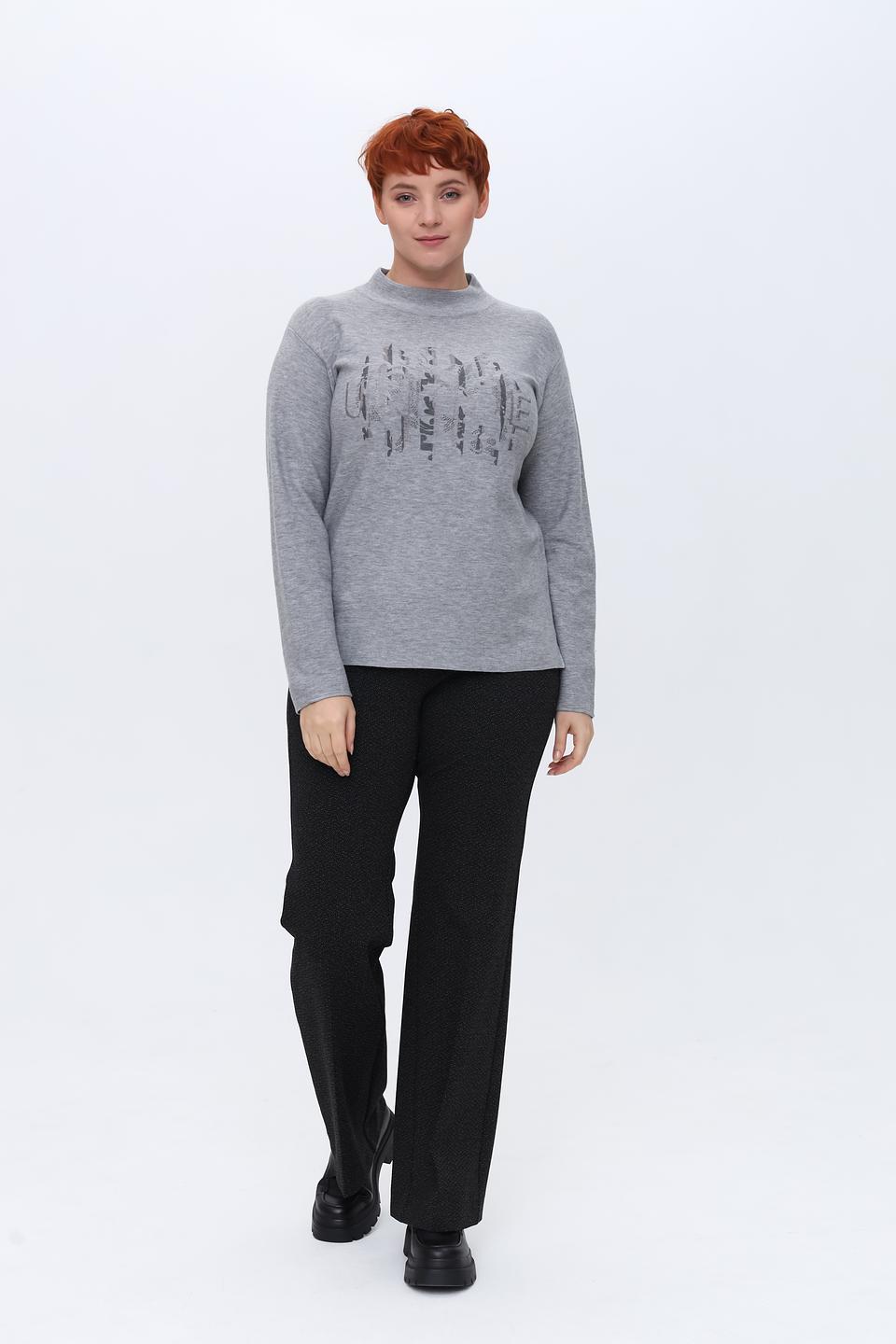 Брюки Zerres чёрные с декоративными элементами