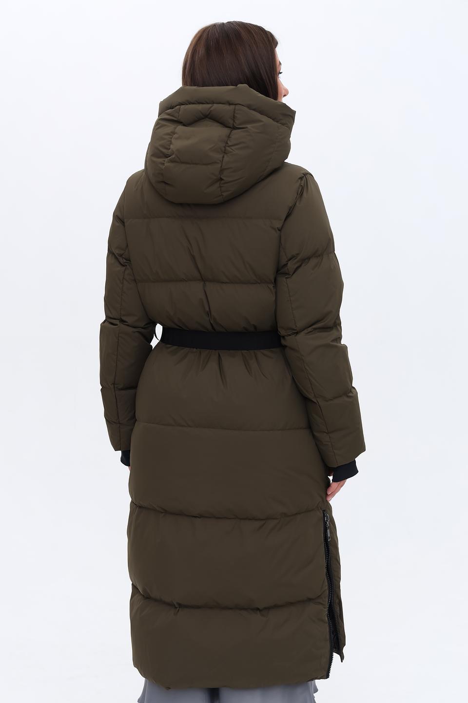 Пальто Heyer стеганое оливковое