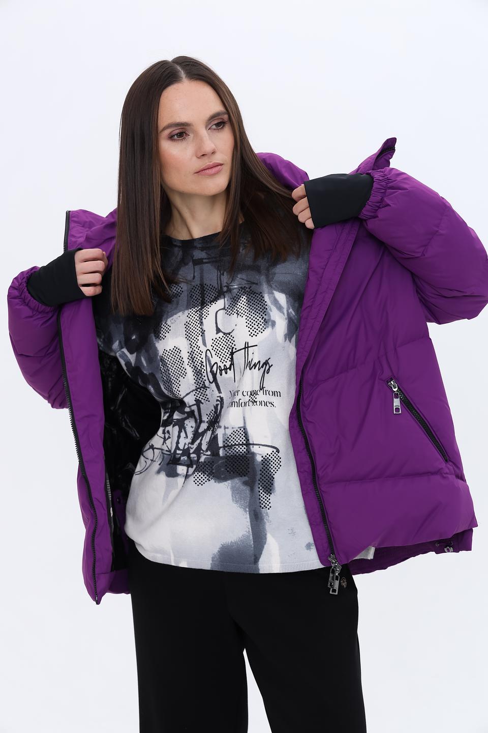 Куртка Heyer пуховик фиолетовый