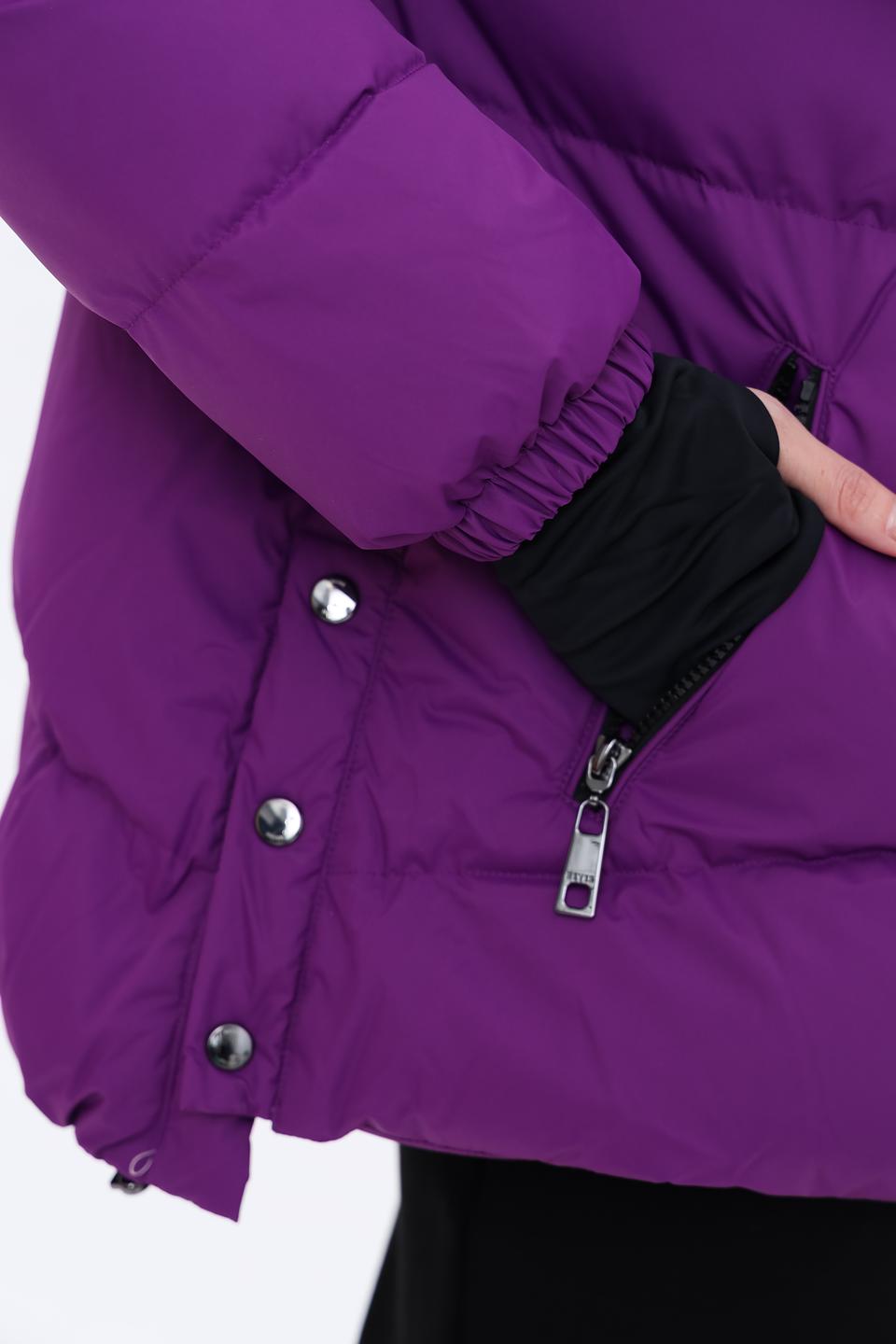 Куртка Heyer пуховик фиолетовый