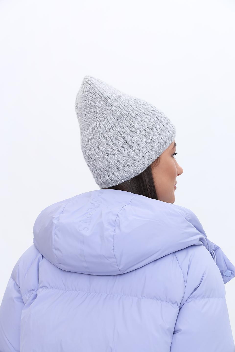 Шапка Marhatter вязаная серая