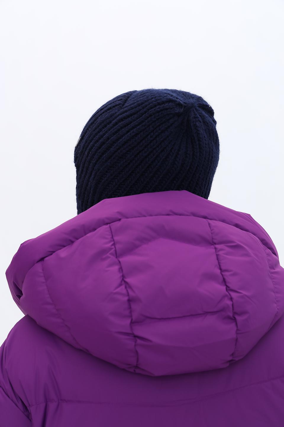 Шапка Marhatter вязаная тёмно-синяя