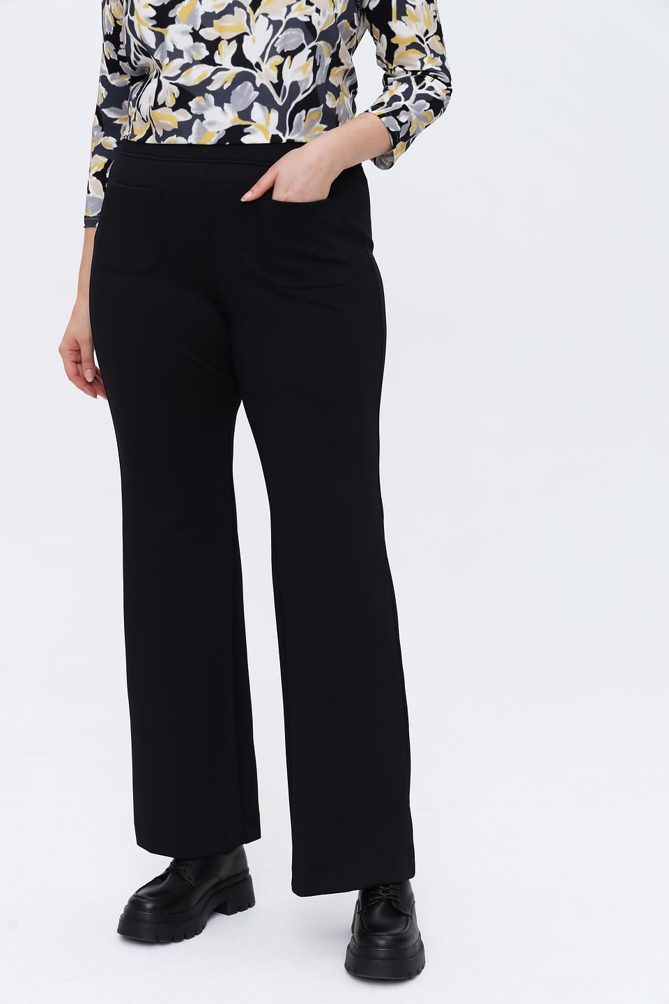 Брюки Zerres клёш чёрные