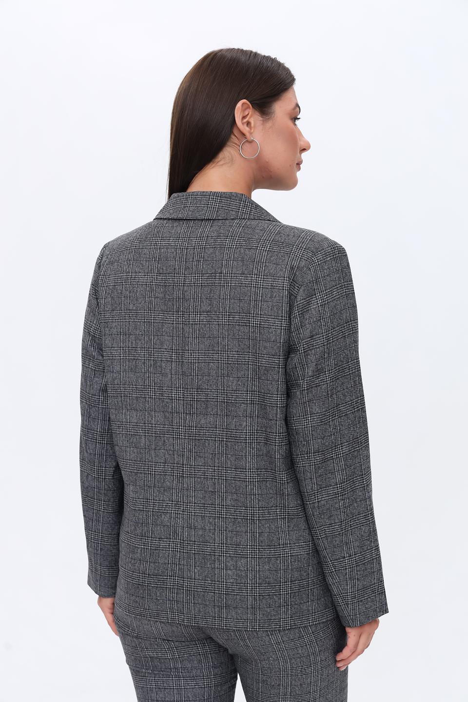 Жакет UNQ женский в клетку