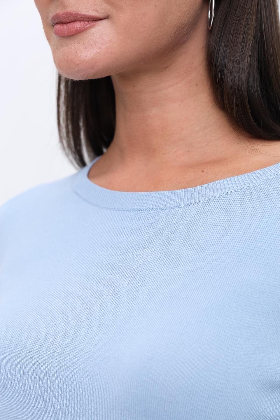 Пуловер Apart голубой с 3/4 рукавом