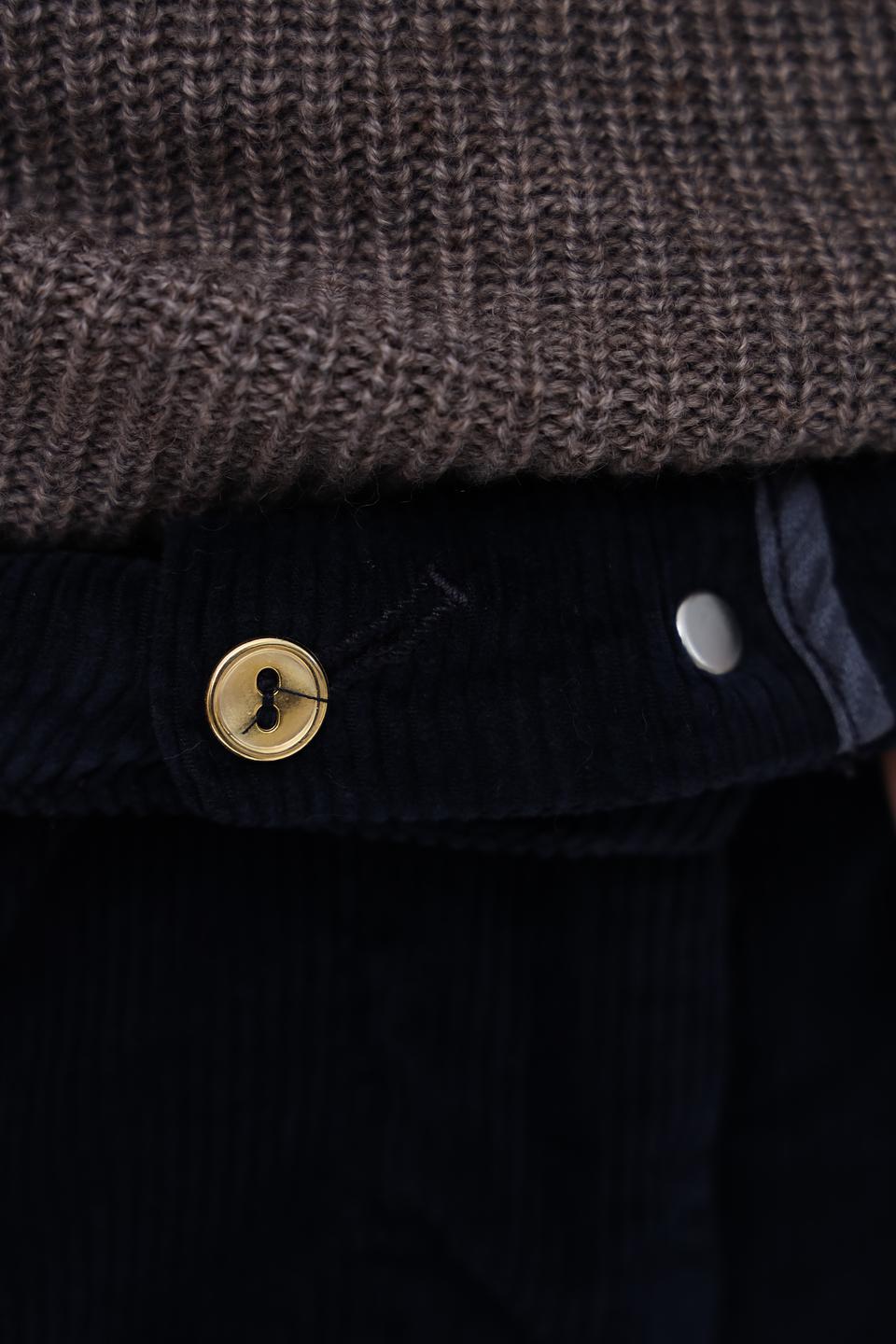 Брюки вельветовые Cinque тёмно-синие