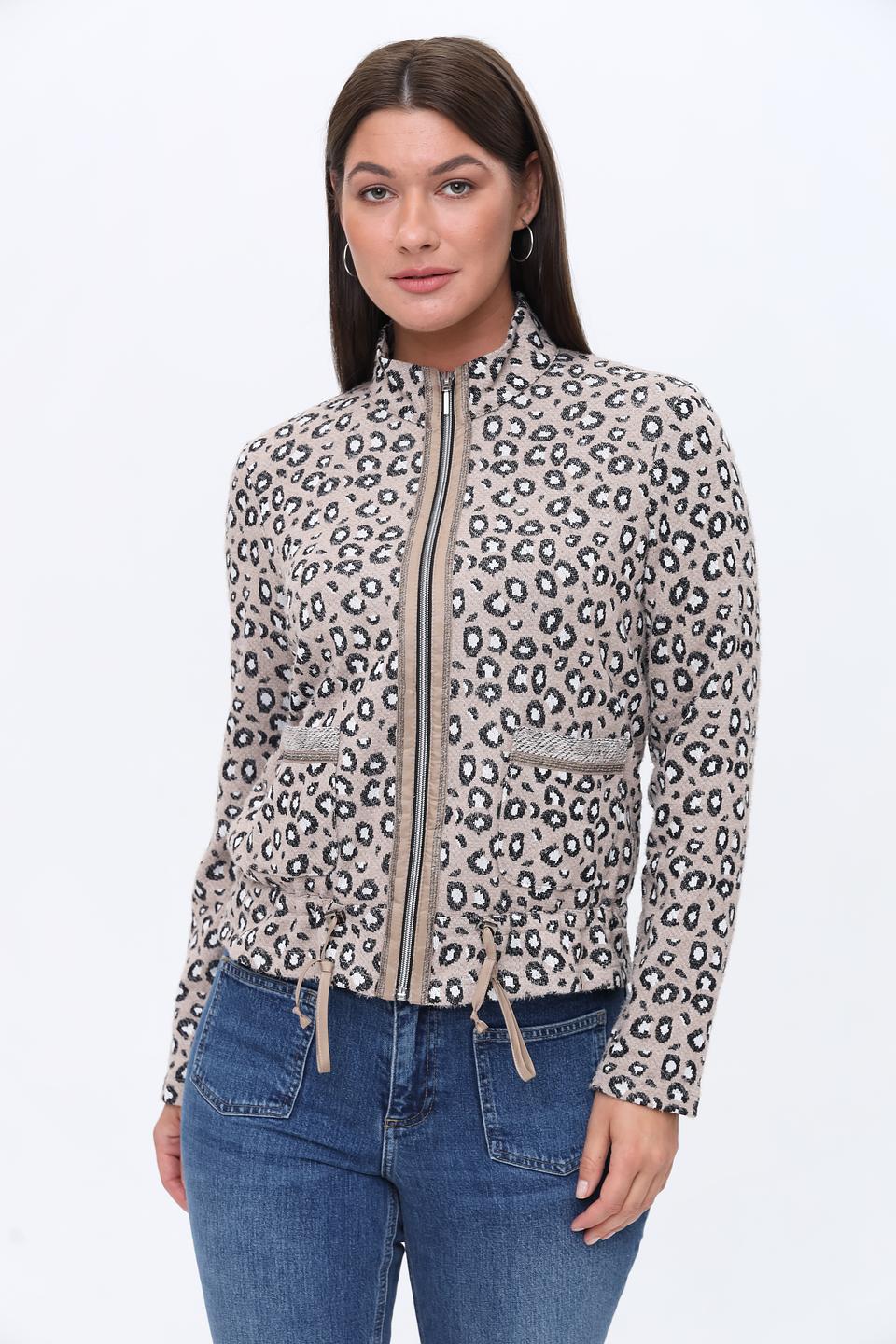 Жакет SE Stenau с леопардовым принтом