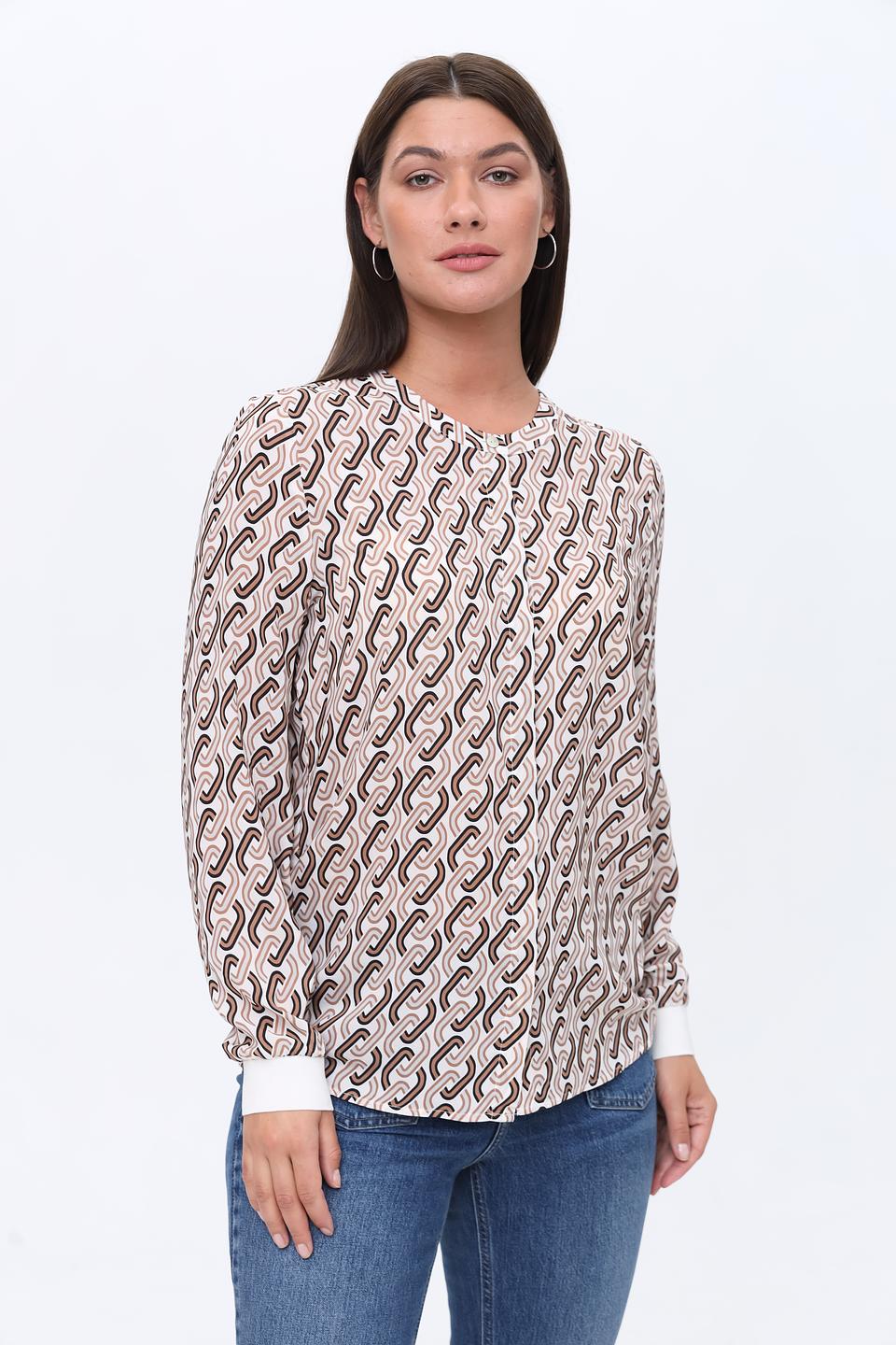 Блуза You Just White с принтом