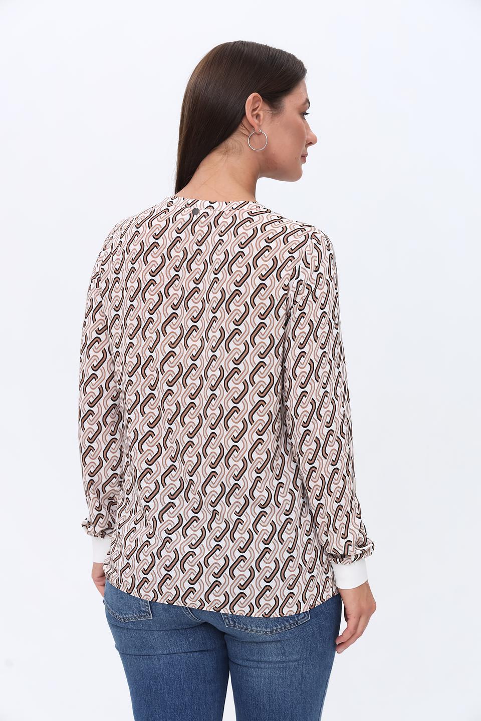 Блуза You Just White с принтом