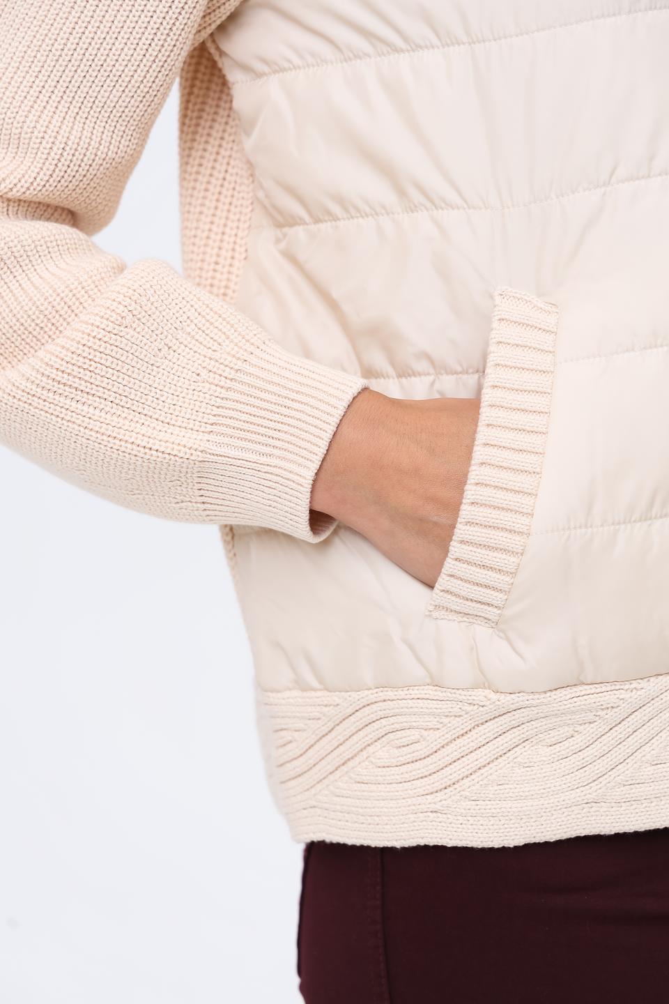 Жакет Olsen стеганый бежевый
