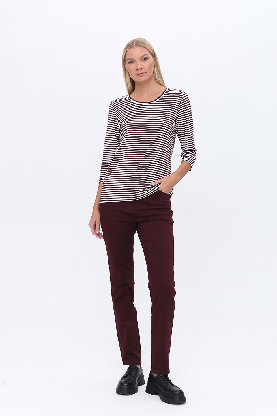 Брюки классические Olsen бордовые