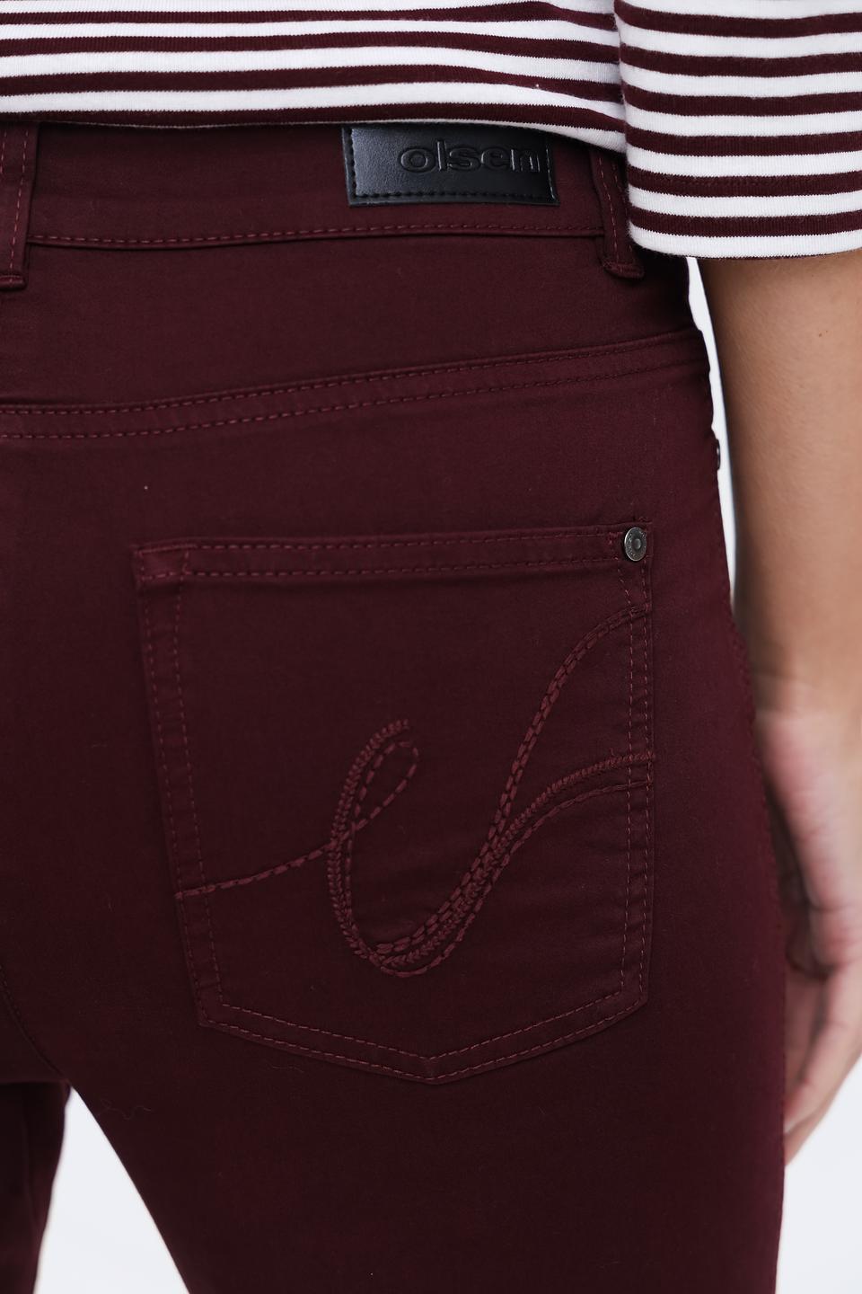Брюки классические Olsen бордовые