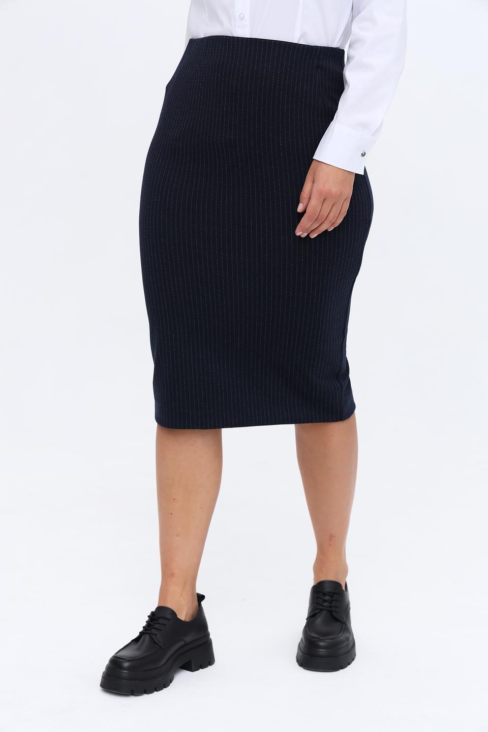 Юбка Oui в полоску миди